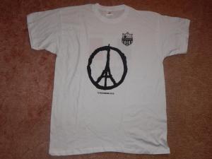 Tee-shit PRAY FOR PARIS port__ lors NANTES-MONACO 2015-2016 Avant.JPG